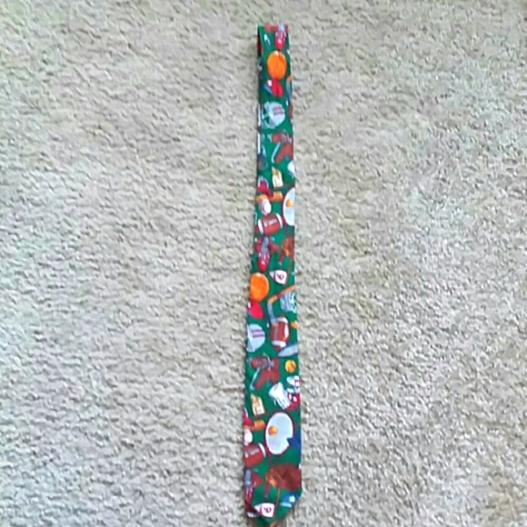 Vintage Football Cadet Classic Y2k Club Kick Ball Team Player Men Bolo Neck Tie - Picture 1 of 5